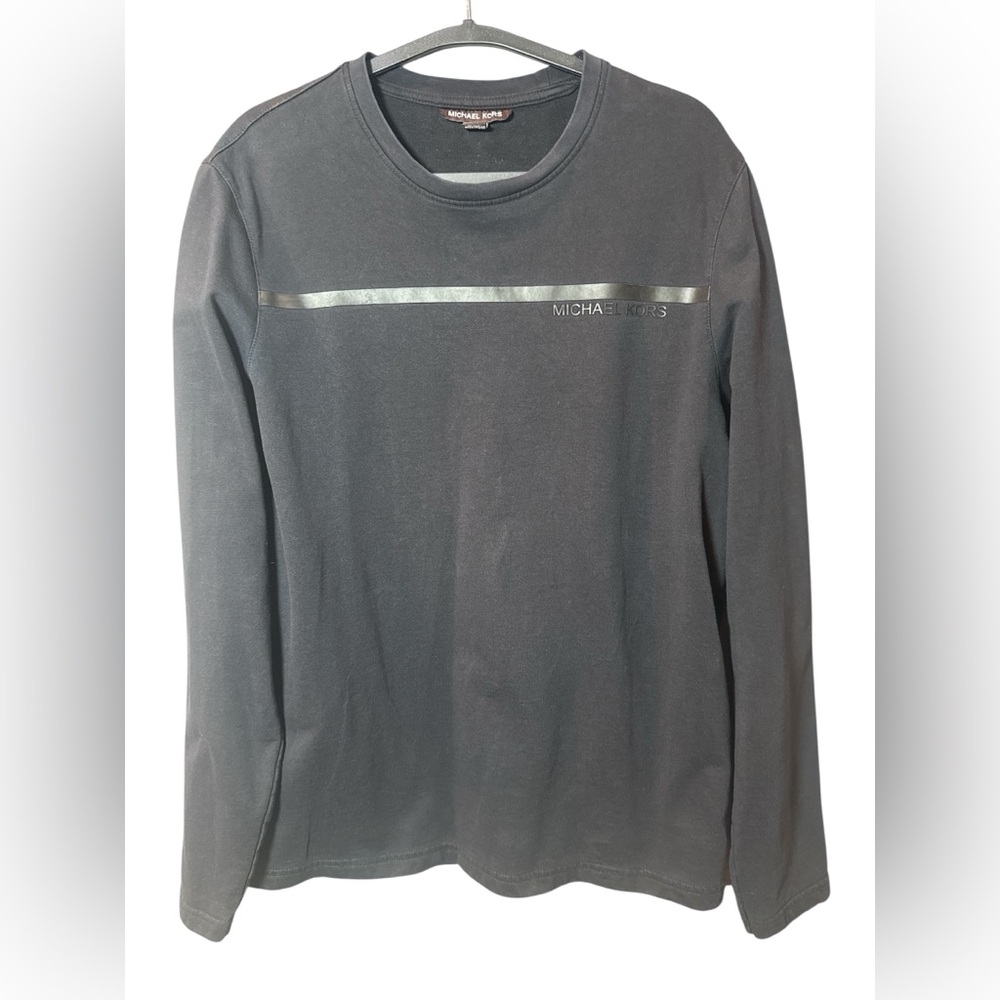 Michael Kors Lightweight Sweatshirt Long Sleeve Charcoal Gray Men’s M